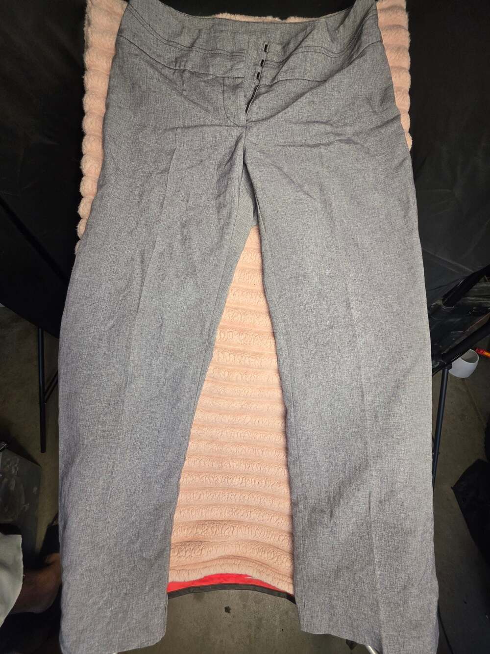 Apt. 9 Women's Gray Straight Leg Trouser Pants Size 4P